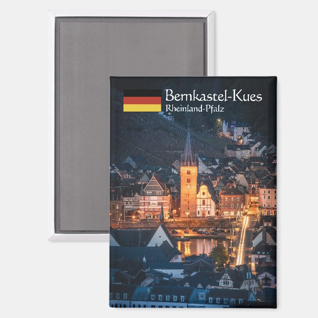 Aimant Souvenir Bernkastel-Kues (Recto/Verso)