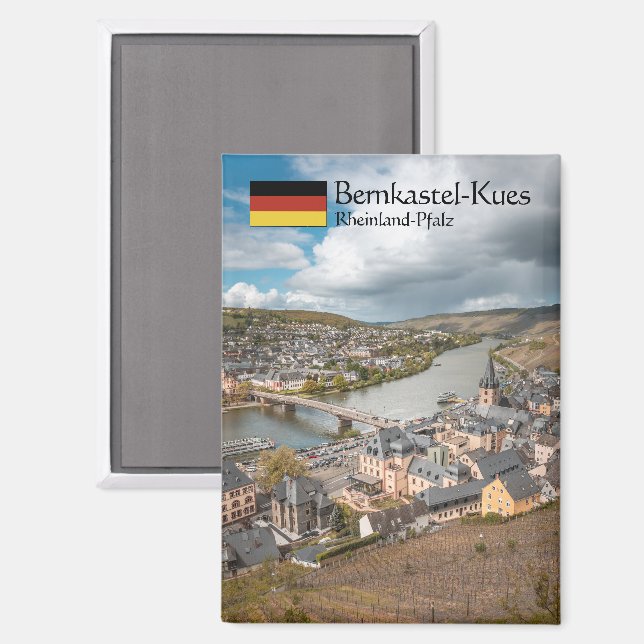 Aimant Souvenir Bernkastel-Kues (Recto/Verso)