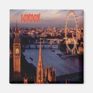 Aimant Souvenir d'aimant de réfrigérateur de Londres