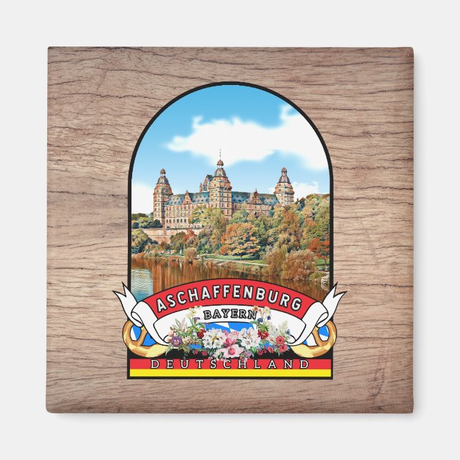 Aimant Souvenir d'Aschaffenburg (Devant)