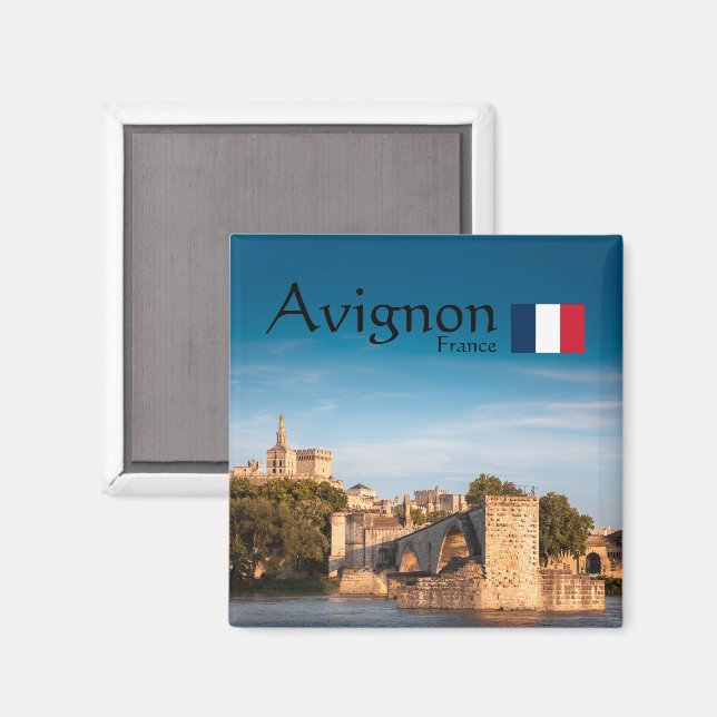 Aimant Souvenir d'Avignon (Recto/Verso)