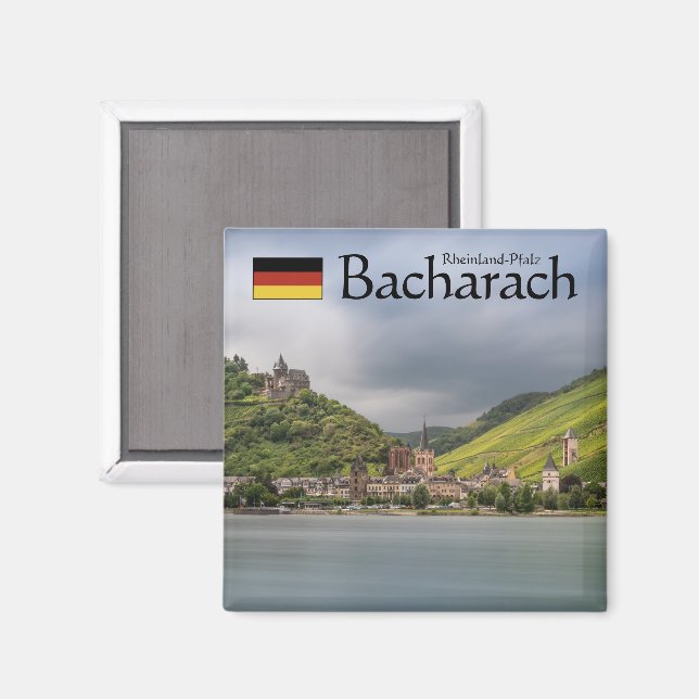 Aimant Souvenir de Bacharach (Recto/Verso)