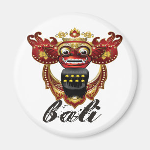Aimant Souvenir de Barong Indonésie de Balinese
