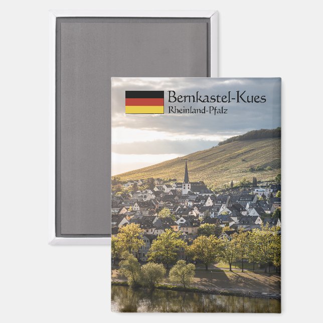 Aimant Souvenir de Bernkastel-Kues (Recto/Verso)