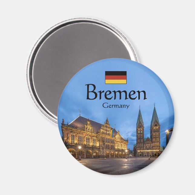 Aimant Souvenir de Brême (Recto/Verso)