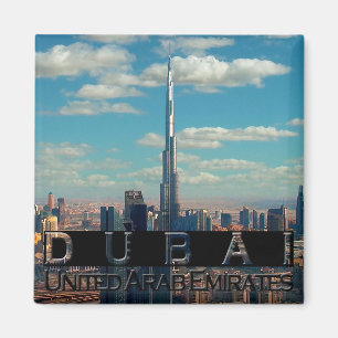 Aimant Souvenir de Dubaï UAE