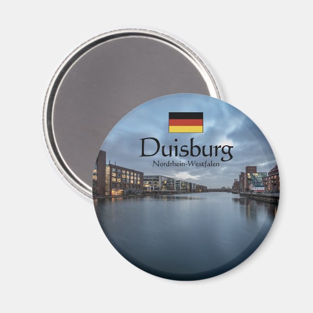 Aimant Souvenir de Duisbourg (Recto/Verso)