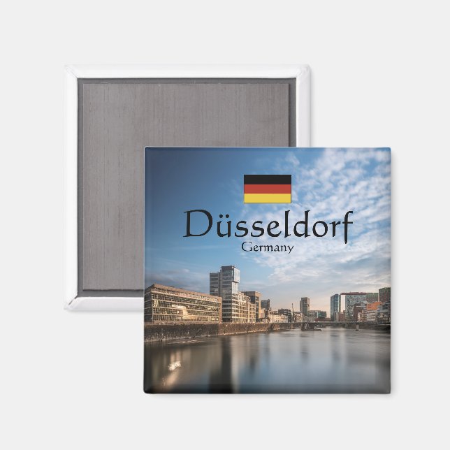 Aimant Souvenir de Dusseldorf (Recto/Verso)