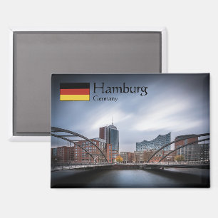 Aimant Souvenir de Hambourg Allemagne