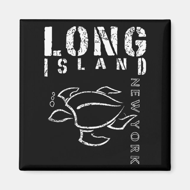 Aimant Souvenir de Long Island New York (Devant)