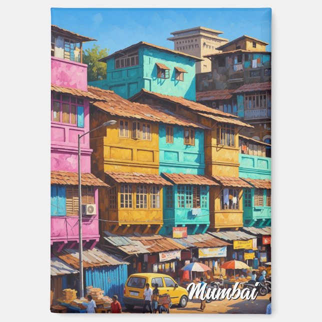 Aimant Souvenir de Mumbai (Recto)