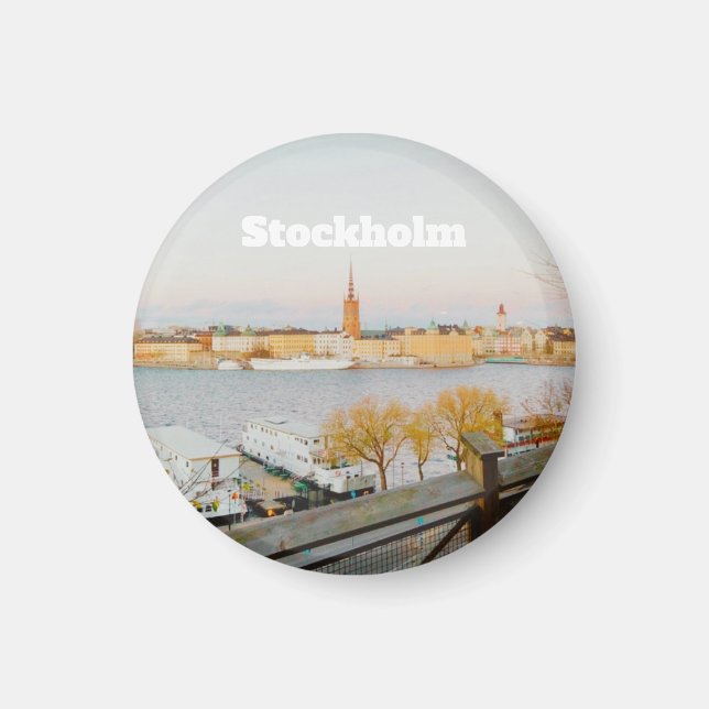 Aimant Souvenir de Stockholm, Suède (Devant)