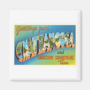 Aimant Souvenir de Vintage voyage de Chattanooga