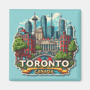 Aimant 🍁 Souvenir de voyage à Toronto