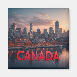 Aimant Souvenir du Canada pour collectionneurs de voyages