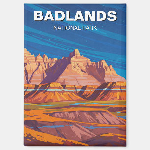 Aimant Souvenir du parc national des Badlands
