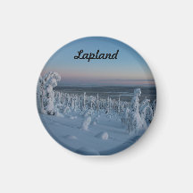 Souvenir Forêt enneigée de Laponie