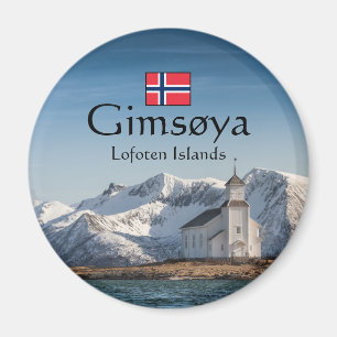 Aimant Souvenir Gimsoya Lofoten