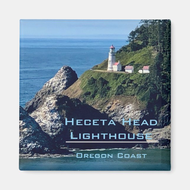 Aimant souvenir : Heceta Head Lighthouse, OU (Devant)