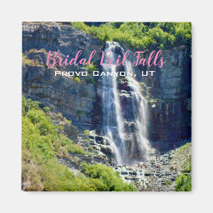 Aimant Souvenir Magnet—Bridal Veil Falls, UT