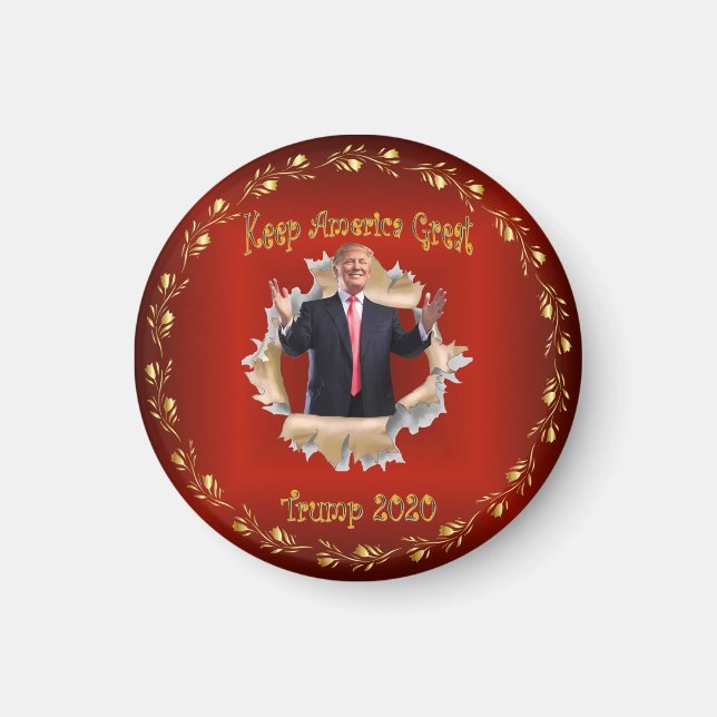 Aimant Souvenir Trump Casse Commémoratif ~ (Devant)