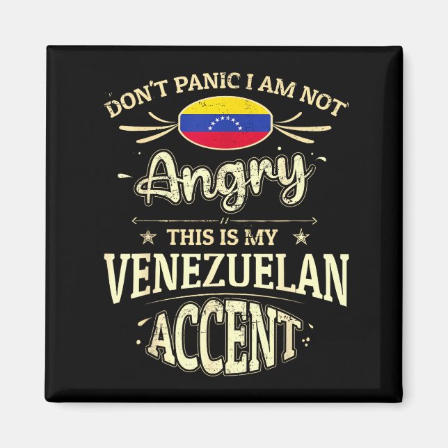 Aimant Souvenirs du drapeau du Venezuela pour les Vénézué (Devant)