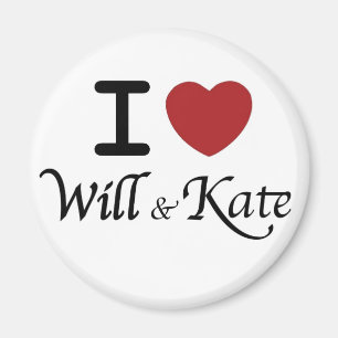 Aimant Souvenirs royaux de mariage pour William et Kate