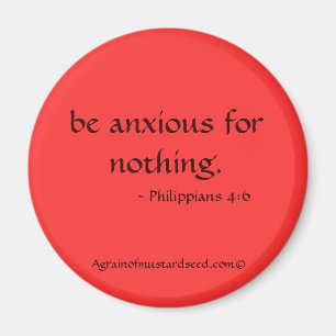 Aimant soyez anxieux pour rien Citation de la Bible