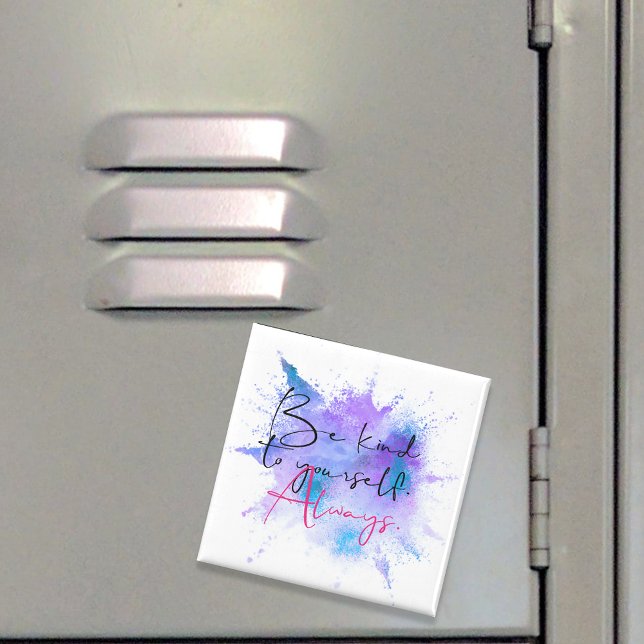 Aimant Soyez Gentil Avec Vous Toujours Calligraphie Citat (Créateur téléchargé)