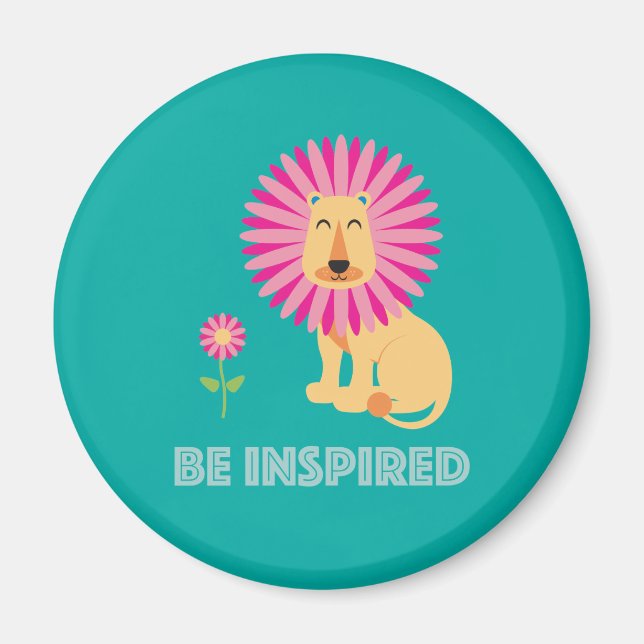 Aimant Soyez inspiré par l'aimant (Devant)