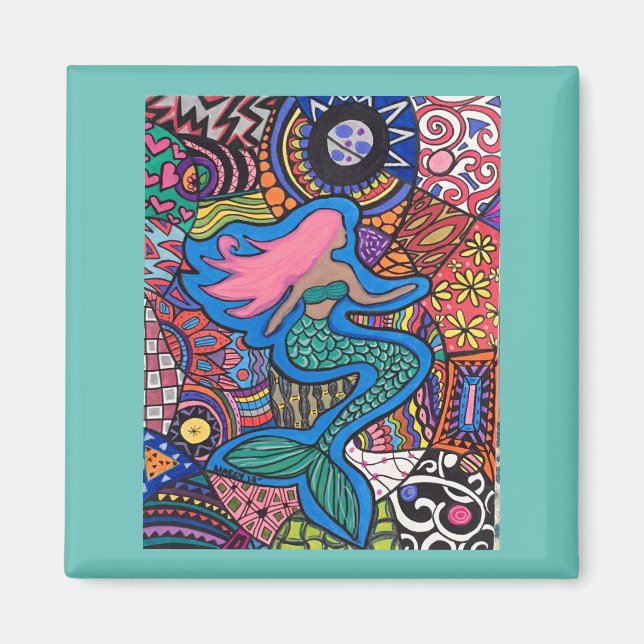 Aimant Soyez l'aimant MERMAID (Devant)