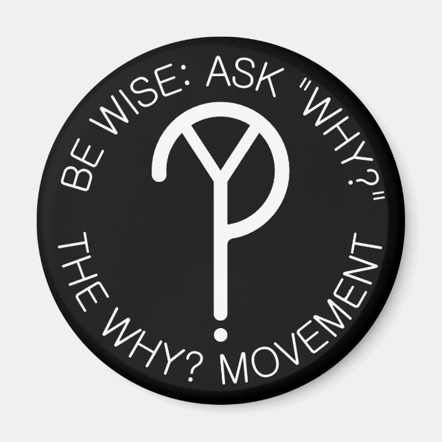 Aimant Soyez Sage Demandez Pourquoi Les Lettres Aimantes- (Devant)