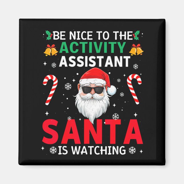 Aimant Soyez Sympathique Avec L'activité Istant Santa Reg (Devant)