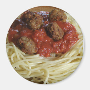 Aimant Spaghetti et boulettes de viande Réfrigérateur de