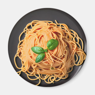 Aimant Spaghetti et Plaque alimentaire de base