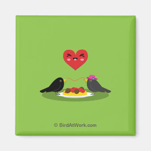 Aimant Spaghetti Meatballs Date romantique