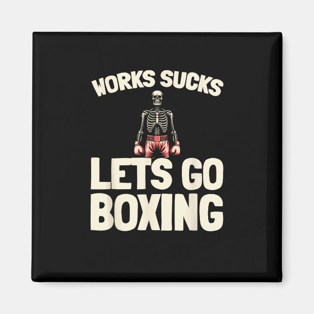 Aimant Sparring - Gants Boxer (Devant)