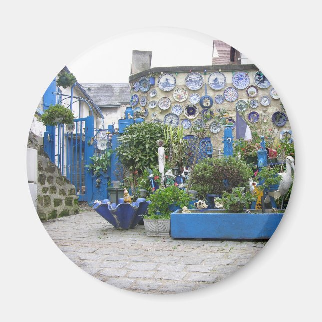 Aimant spécial plaque bleue (Devant)