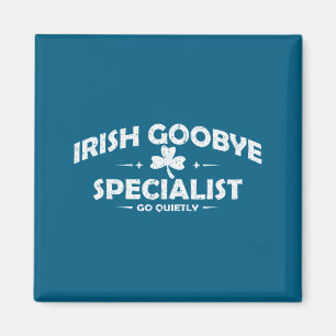 Aimant Spécialiste des adieux irlandais drôle de jour de