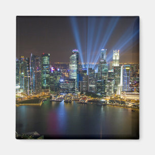 Aimant Spectacle lumineux du centre-ville de Singapour