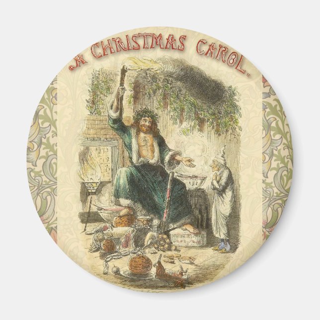 Aimant Spectre de Noël Présent Scrooge (Devant)