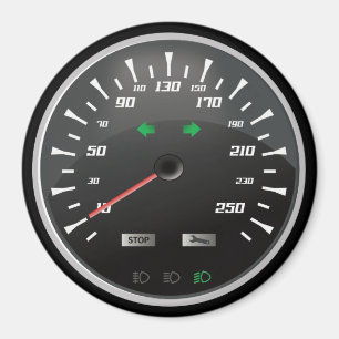 Aimant Speedometer pour Geeks Nerd
