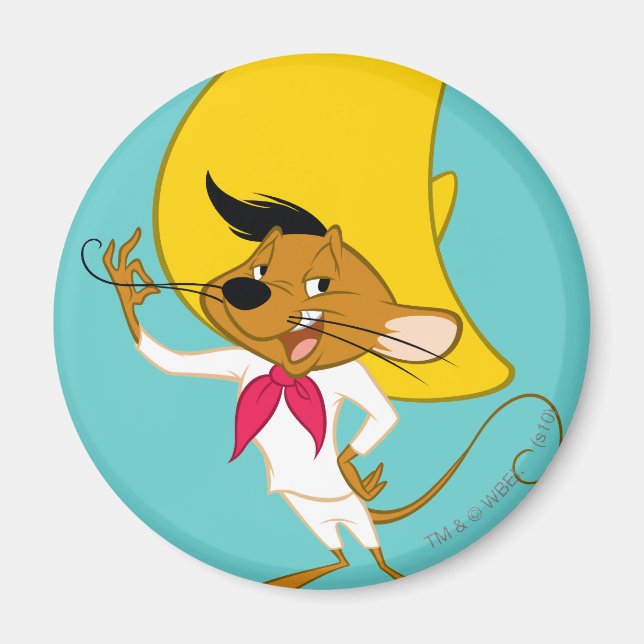 Aimant SPEEDY GONZALES™ Mustache (Devant)