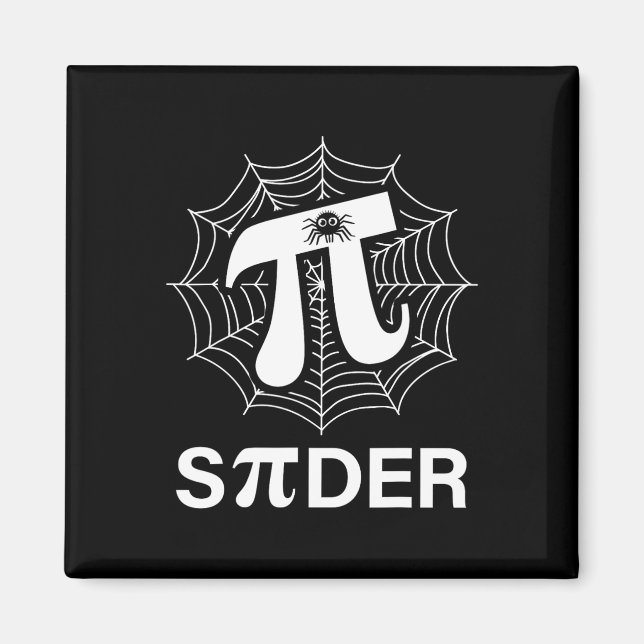 Aimant Spider Pi Spider Science Math Enseignant Funny Spi (Devant)