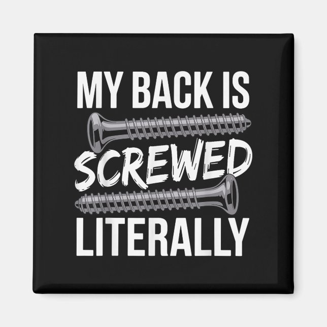 Aimant Spinal Fusion Art For Men Women Recovery Back Spin (Devant)