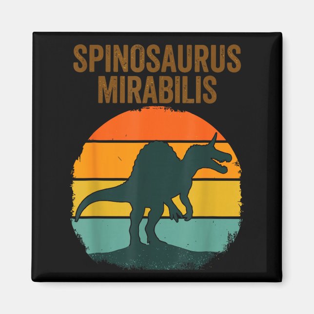 Aimant Spinosaurus mirabilis cornu nouvelle espèce de din (Devant)