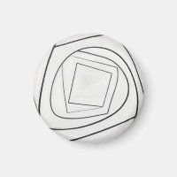 Spirale Carrée Abstraite Noir Blanc