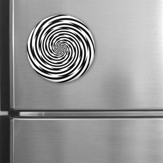 Aimant Spirale d'hypnose (Add a fun twist to your fridge or office with this 
spiral design magnet! 
)