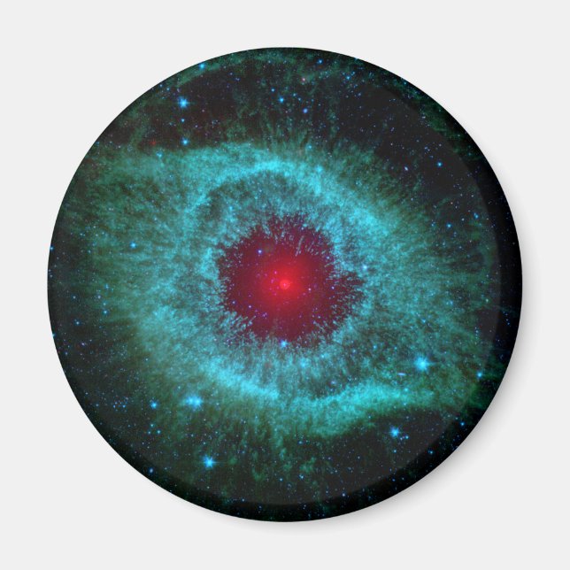 Aimant Spitzer infrarouge Helix Nebula (Devant)