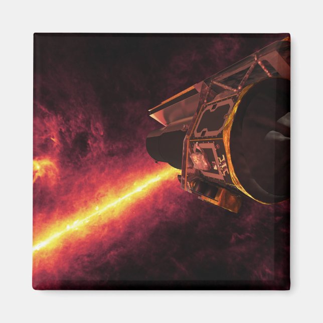 Aimant Spitzer vu contre le ciel infrarouge (Devant)